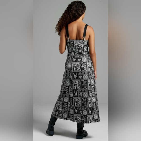 NWT Modcloth Dangerfield Meet My Dark Side Midi Dress size 16 - Picture 2 of 13